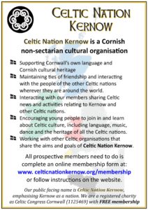 Celtic Nation Kernow POSTER