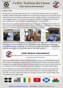Celtic Nation Kernow - Newsletter [1]