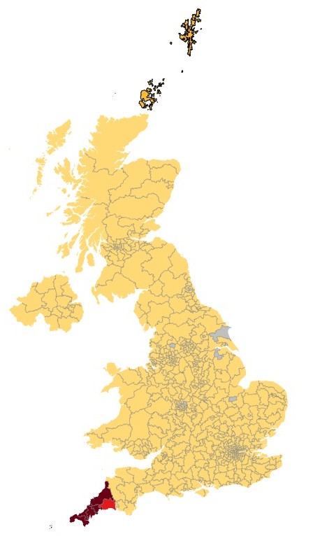 Breakdown of petition contributors