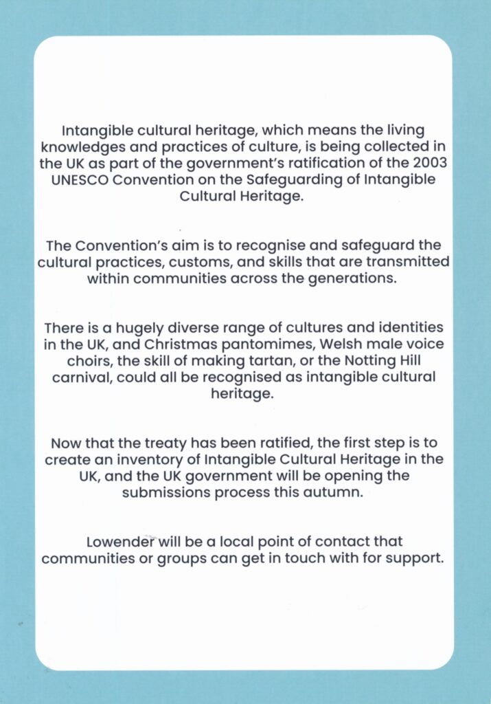 Kernow Intangible Cultural Heritage Inventory - Lowender