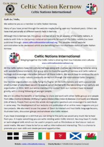 Welcome to Celtic Nation Kernow