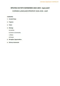 Cornish Language Strategy 2026 - 2036 (English Plain Text)